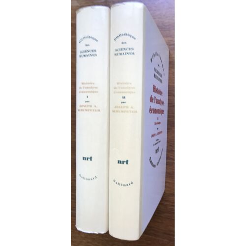 Histoire De L'Analyse Economique - 2 Vol.
