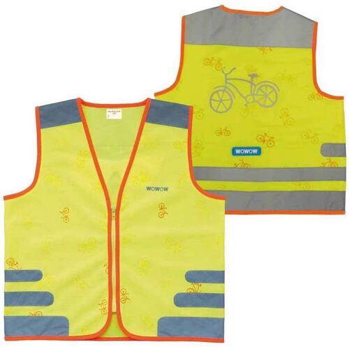 Wowow Gilet Réfléchissant Enfant Nutty Homme Jaune Fluo