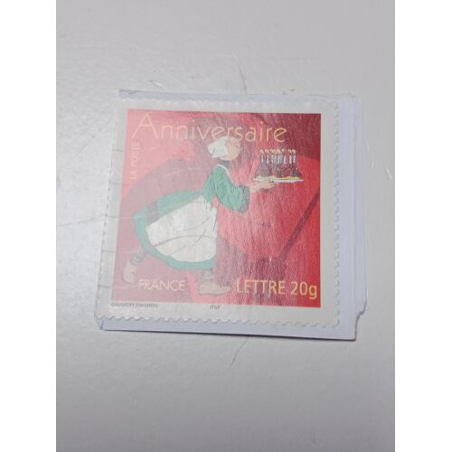 Timbre France Oblitéré Lettre 20g Yvert 3778 - Bécassine .Portant Un Gateau D'Anniversaire De 2005 +