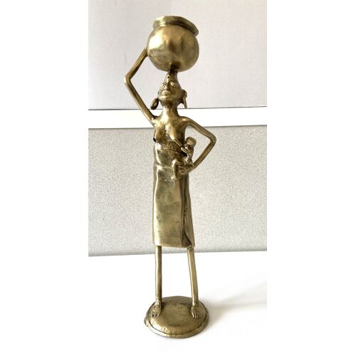 Ancienne Statuette Sujet Figurine Art Africain Ethnie Mossi Bobo Burkina Faso 2