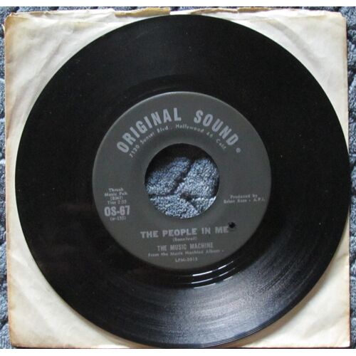 Vinyle Original 7" - Usa - The Music Machine - The People In Me / Masculine Intuition