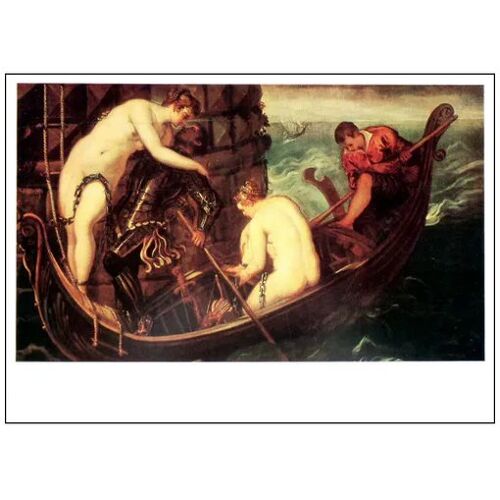 Tintoret Jacopo Lot 4 Cartes Postales Tableaux Peinture