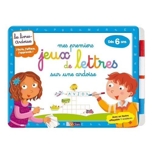 Mes Premiers Jeux De Lettres Sur Une Ardoise - Dès 6 Ans