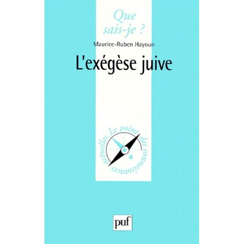 L'exegese Juive - Exegese De Philosophie Dans Le Judaisme