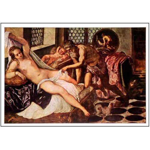 Tintoret Jacopo Lot 3 Cartes Postales Tableaux Peinture