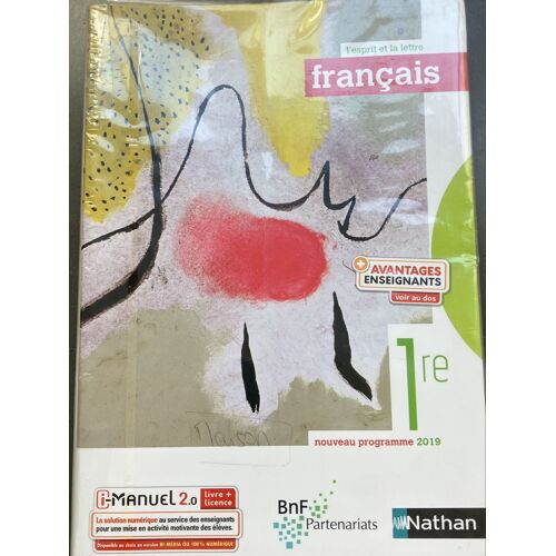 Vends Livre De Français 1ere 