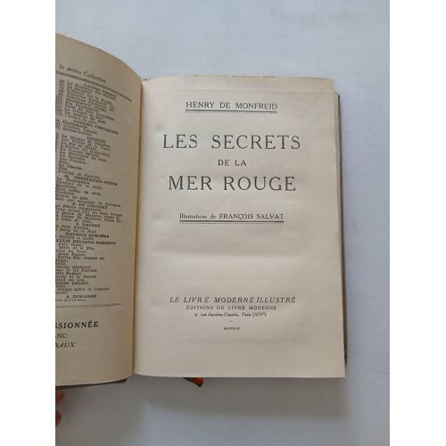 Les Secrets De La Mer Rouge, Henry De Monfreid — Illustré Par François Salvat