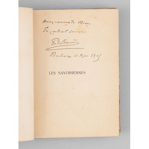 Les Savoisiennes. Poèmes Divers - Les Cristaux De Roche - Les Sentiers Des Monts [ Edition Originale - Livre Dédicacé Par L'auteur ]