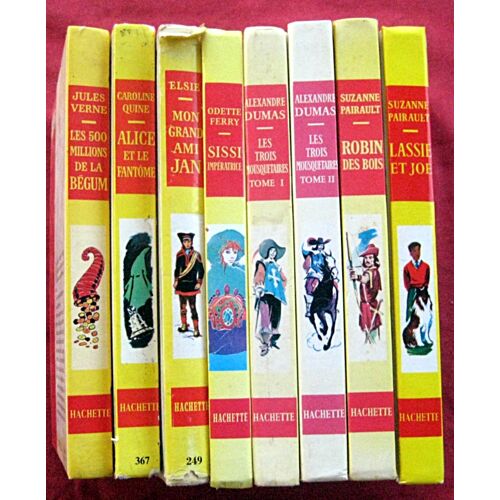 Collection Idéal - Bibliothèque. Lot De 8 Titres. Années 70.