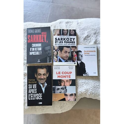 Lot De 5 Livres Sur Sarkozy