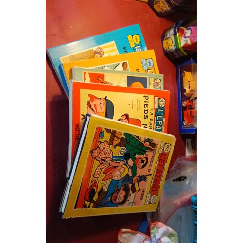 Lot De 5 Bandes Dessinées - Les Pieds Nickelés - Aventures Parues Dans L Epatant - Louis Forton.