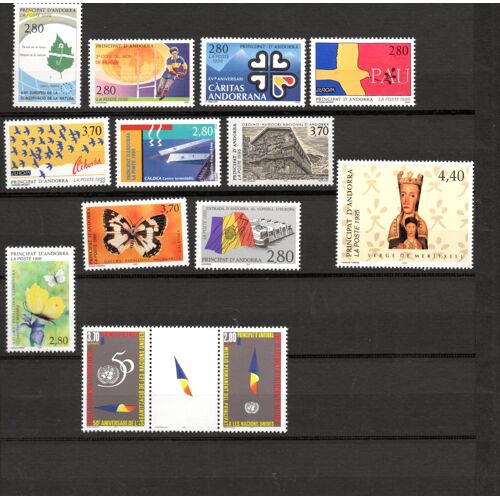 Timbres D'andorre N° 454 À 466