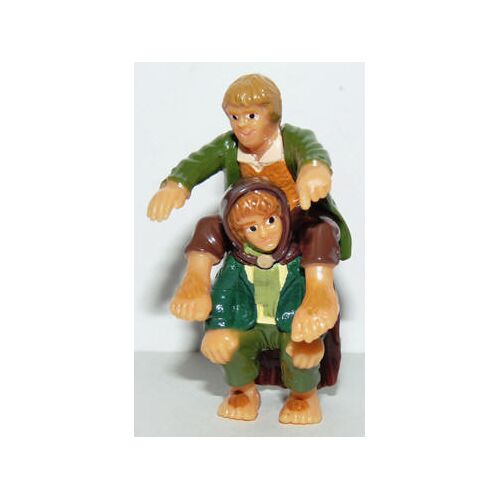 Mini Figurine Merry Et Pippin - Série Le Seigneur Des Anneaux (Kinder 2002)