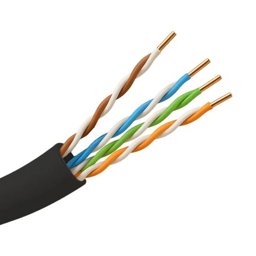 Câble Réseau Uniview UTP Cat5E 305m Noir - UV-UTP5E-305-BC-OUTDOOR