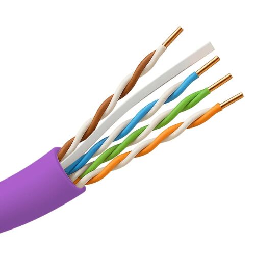 Câble Réseau Uniview UTP CAT6 305m Violet - UV-UTP6-305-PVC-Eca-PU