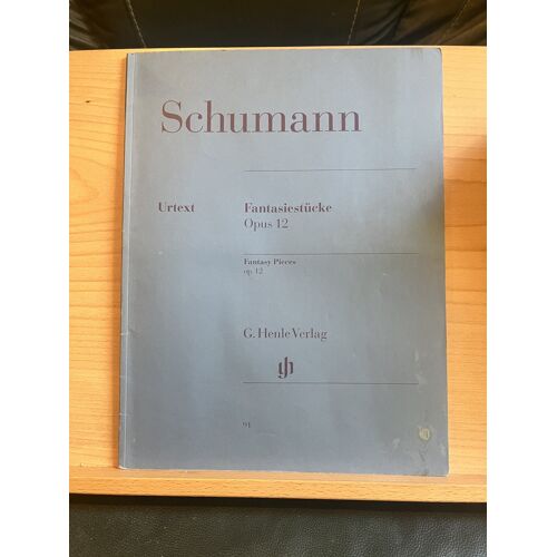 Robert Schumann Fantasiestücke Opus 12 Partition Piano Éditions Henle