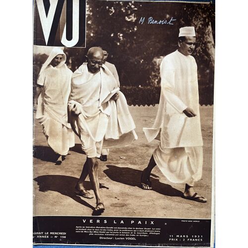 Magazine Vu Nº156 Du 11 Mars 1931 - Gandhi