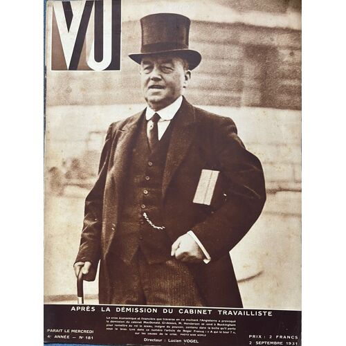 Magazine Vu Nº181 Du 2 Septembre 1931