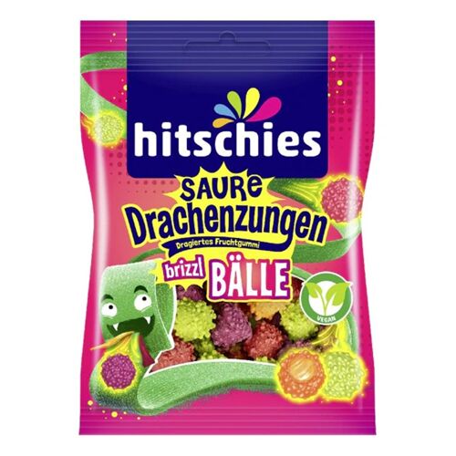 Bonbons Hitschies Météorites Fruits Acidulés Sachet De 100g