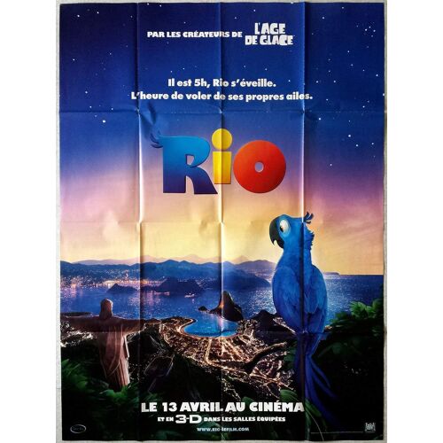 Rio / Affiche Cinéma Originale 120x160 Cm Pliée. Année 2011