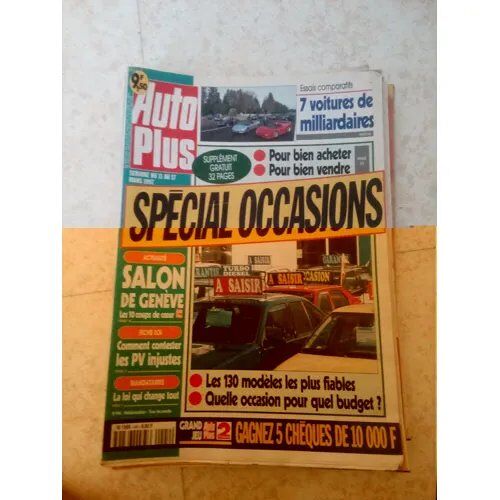 Auto Plus 444 De 1997 Special Occasions,Salon Geneve,Saxo 1.1ix,Polo 1.4,Honda Civic 1.8 Vti,Seat Ibiza Gt Tdi,Ferrari F50,Bentley Brooklands,Porsche 911 Carrera Targa,