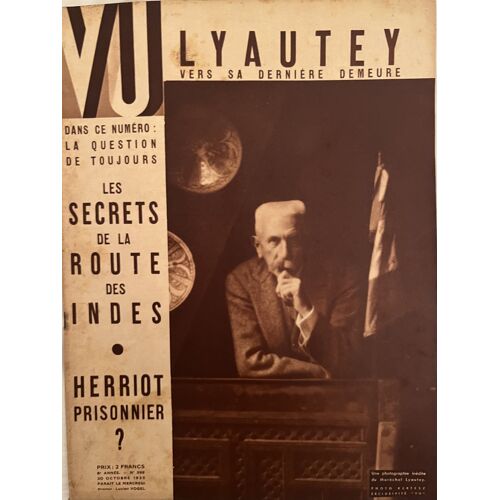 Magazine Vu Nº398 Du 30 Octobre 1935 - Mort Lyautey