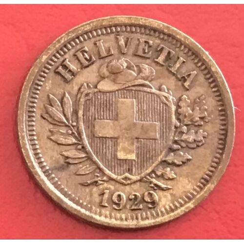 1 Centime - Ecusson - 1929 - Suisse