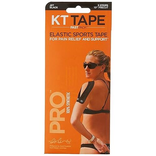 Tape "Pro Fastpack" 25x5 Cm Kt Tape (Lot De 3) | Noir