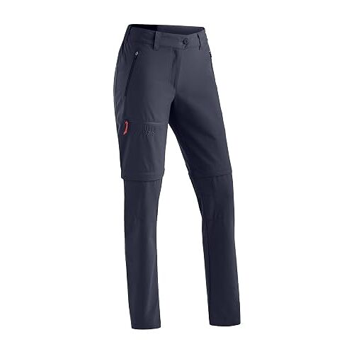 Maier Sports - Women's Nata Zip Loop - Pantalon Convertible Taille 38 - Regular, Bleu