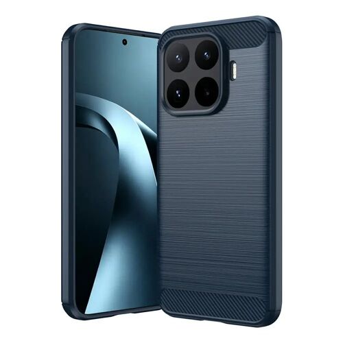 Coque pour Xiaomi 17T Pro 5G - housse etui silicone gel carbone + film ecran - BLEU FONCE