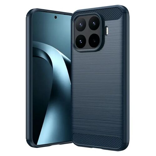 Coque pour Xiaomi 17T Pro 5G - housse etui silicone gel carbone + verre trempe - BLEU FONCE