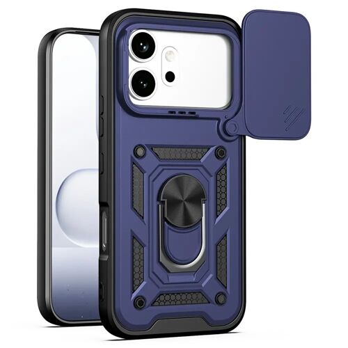 Coque pour Honor 600 / 600 Pro 5G - housse etui rigide anti choc + film ecran - BLEU FONCE