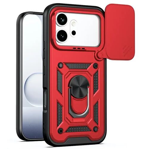 Coque pour Honor 600 / 600 Pro 5G - housse etui rigide anti choc + verre trempe - ROUGE