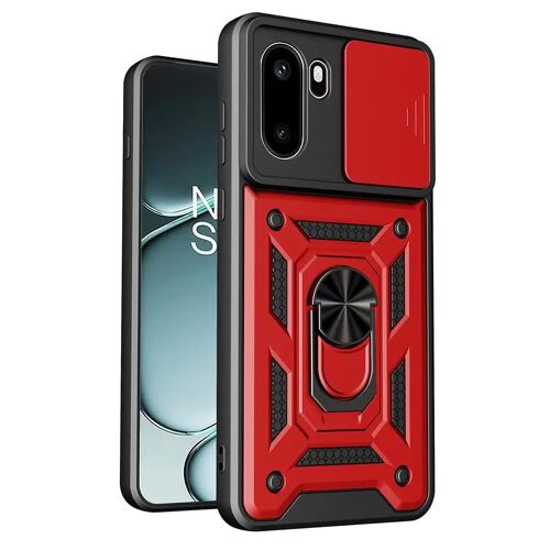 Coque pour OnePlus 15R 5G - housse etui rigide anti choc + film ecran - ROUGE
