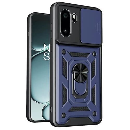 Coque pour OnePlus 15R 5G - housse etui rigide anti choc + verre trempe - BLEU FONCE