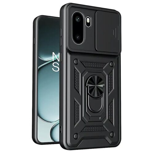 Coque pour OnePlus 15R 5G - housse etui rigide anti choc + verre trempe - NOIR