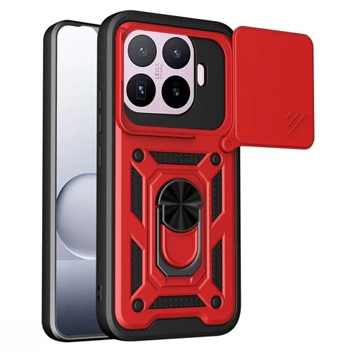 Coque pour Xiaomi 17T 5G - housse etui rigide anti choc + film ecran - ROUGE