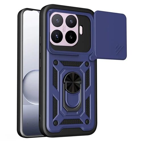 Coque pour Xiaomi 17T 5G - housse etui rigide anti choc + film ecran - BLEU FONCE