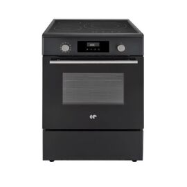Cuisinière induction CONTINENTAL EDISON CECI60FPB 3 foyers 65 L pyrolyse noir