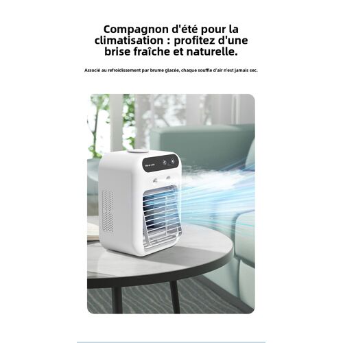 Refroidisseur d'Air Ménage Petit Ventilateur De Climatisation Réfrigération Humidification Par Pulvérisation Ventilateur De Bureau Électrique Ventilateur De Refroidissement Mobile Portable
