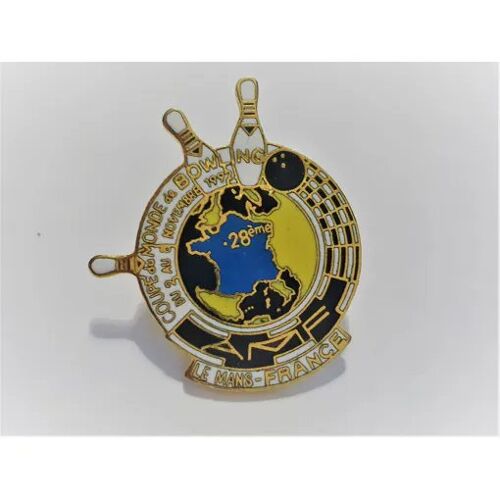 Pins Bowling Coupe Du Monde Le Mans 1992