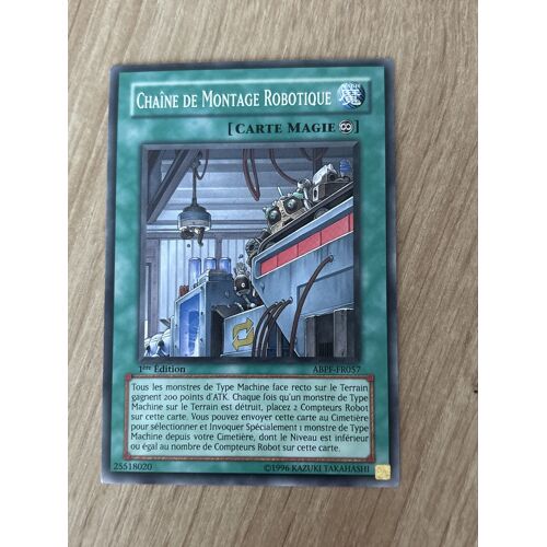 Carte Yu‑Gi‑Oh – Chaîne De Montage Robotique – Abpf‑Fr057 – 1?? Édition