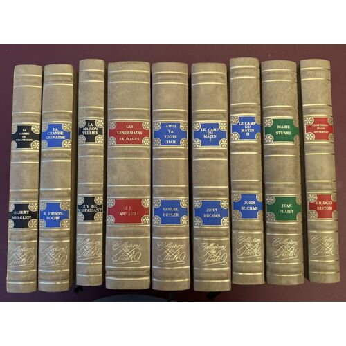 Collection 20ème Siècle (A. Merglen, R. Frison Roche, G. Maupassant, C.J. Arnaud, S. Butler, J. Buchan, J. Plaidy, B. Ristori)