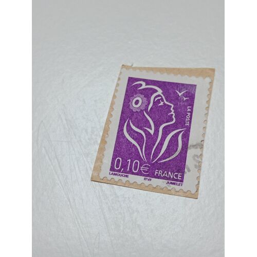 Timbre France Oblitéré Yvert N° 3732 Marianne De Lamouche 0,10 Violet Rouge 2005 V