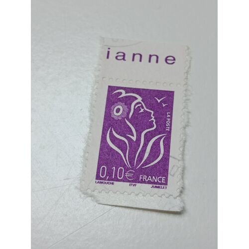Timbre France Oblitéré Yvert N° 3732 Marianne De Lamouche 0,10 Violet Rouge 2005 Y