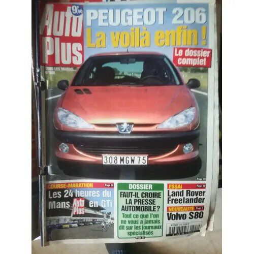 Auto Plus 508 De 1998 Hyundai Satellite 2.4 Svx,Peugeot 806 1.8s,Land Rover Freelander 1.8 Xei,