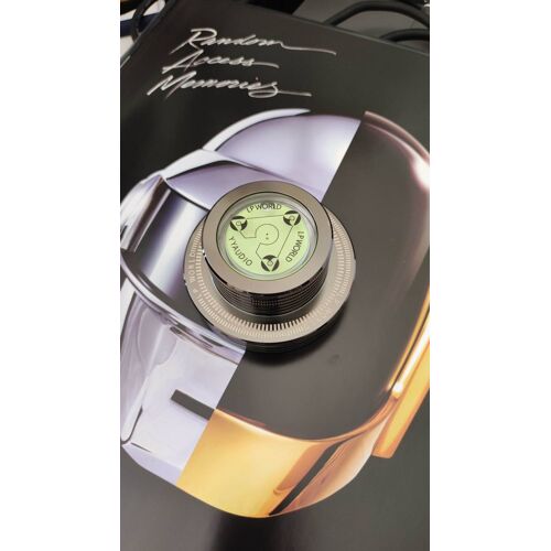 Palet presseur stabilisateur pour vinyles aluminium finition titane