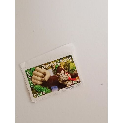 Timbre France0,20 Oblitéré Yvert N° 3846 Heros Des Jeux Video Donkey Kong Gorille De 2005