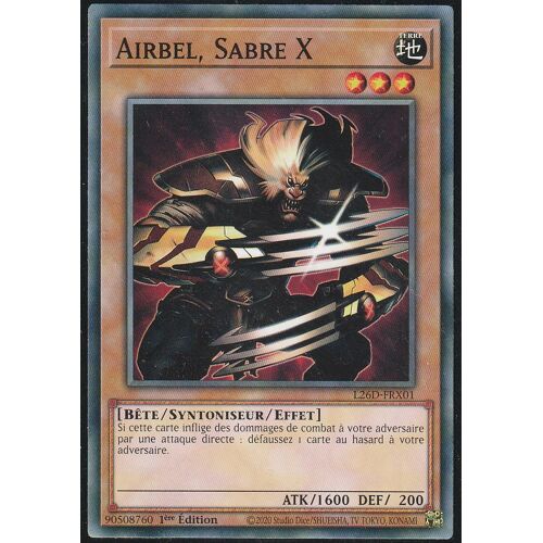 Carte Yu-Gi-Oh - Airbel Sabre X - L26d-Frx01 - Commune