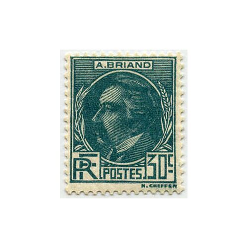 Célébrité : Aristide Briand Année 1933 N° 291 Yvert Et Tellier Qualité+ (Trace De Charnière)
